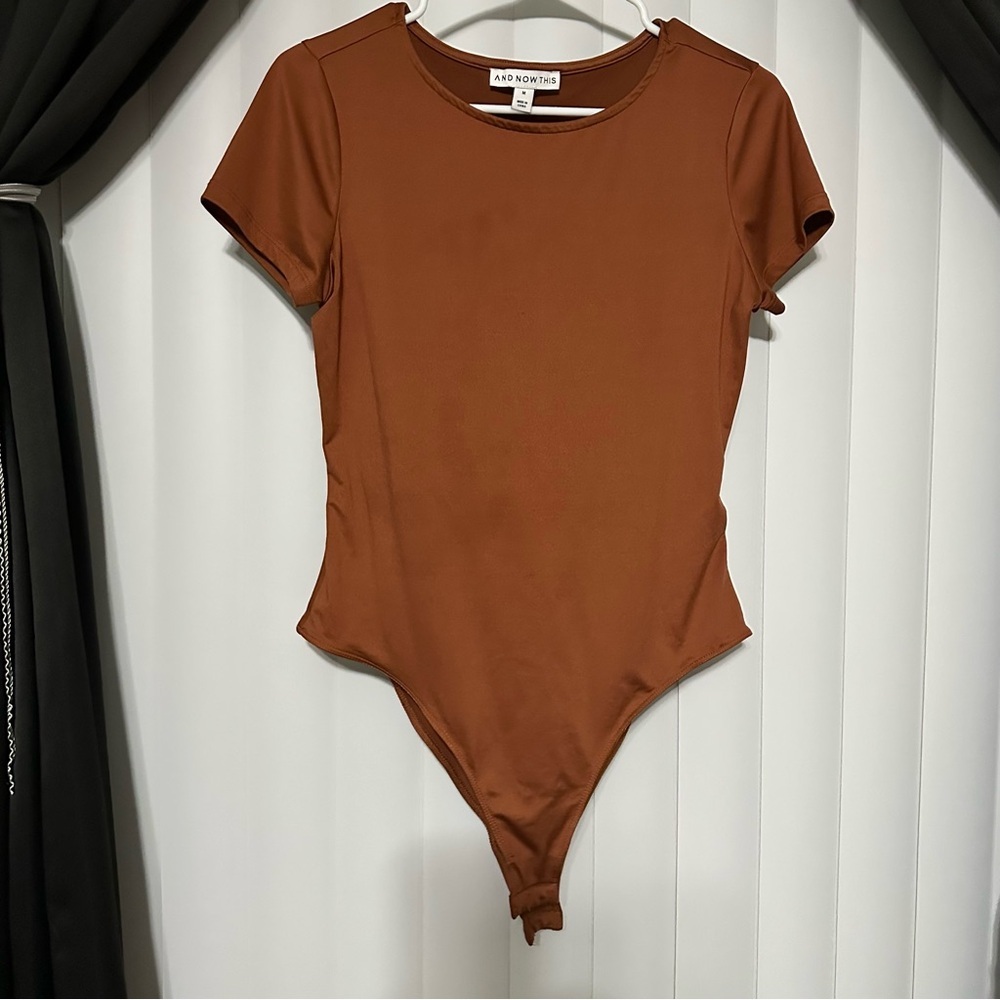 And Now This Brown/pumpkin bodysuit